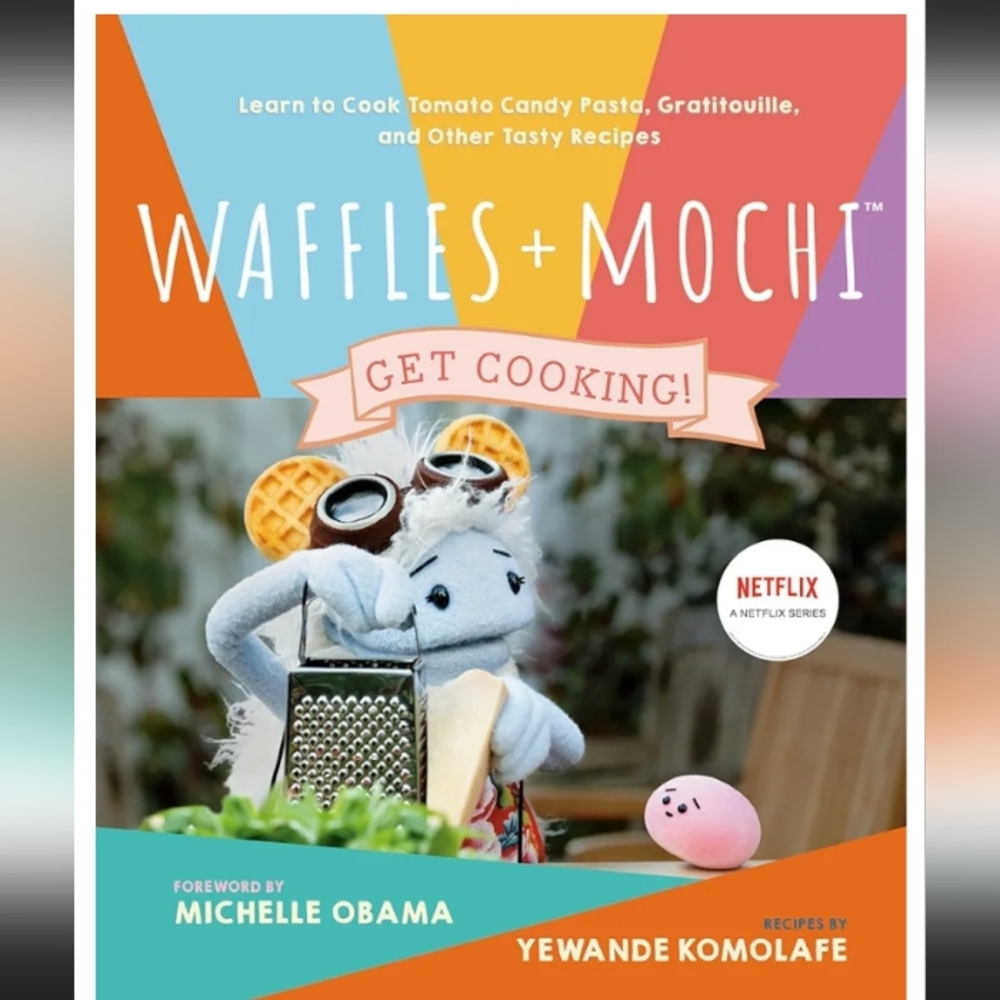 BNWT Michelle Obama Waffles + Mochi: Get Cooking!kids cookbook